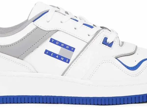 Tommy Hilfiger - Ανδρικά Sneakers Retro Basket EM0EM01463-C8T Λευκό