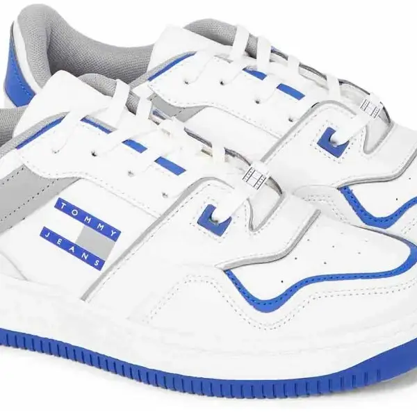 Tommy Hilfiger - Ανδρικά Sneakers Retro Basket EM0EM01463-C8T Λευκό EM0EM01463-C8T