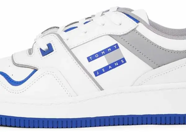 Tommy Hilfiger - Ανδρικά Sneakers Retro Basket EM0EM01463-C8T Λευκό EM0EM01463-C8T