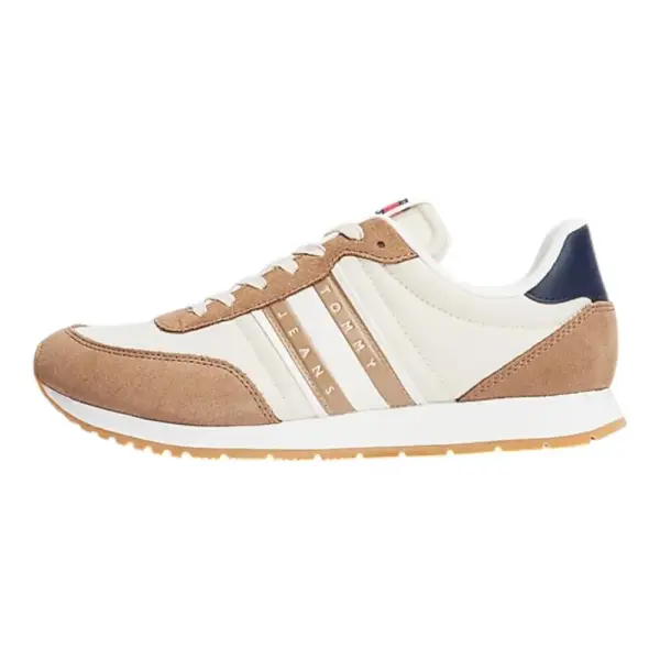 Tommy Hilfiger - Ανδρικά Sneakers Tjm Runner Casual Ess EM0EM01351-GWE Μπεζ EM0EM01351-GWE
