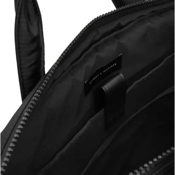 Tommy Hilfiger - Ανδρικός Χαρτοφύλακας Monotype Laptop Bag AM0AM12482-BDS Μαύρο AM0AM12482-BDS