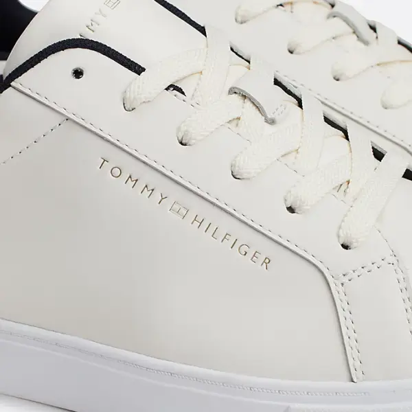 Tommy Hilfiger - Γυναικεία Sneakers Essential Court Sneaker FW0FW08000-YBH Εκρού FW0FW08000-YBH