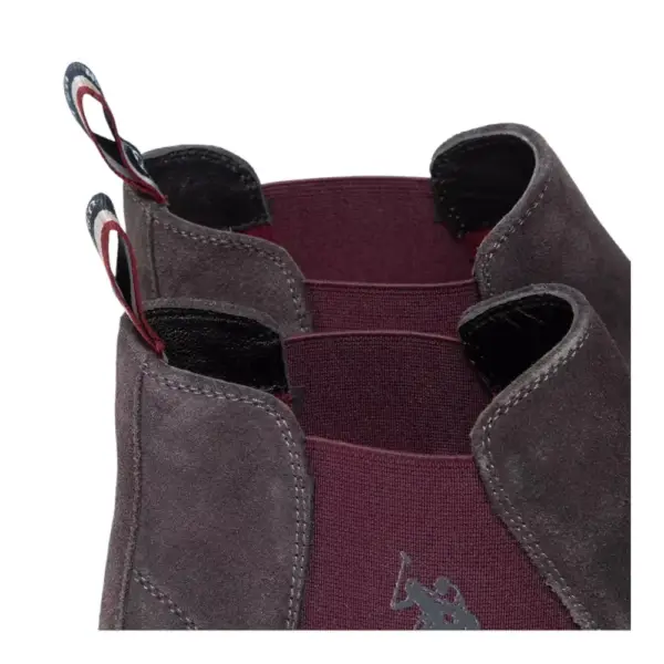 U.S. Polo Assn. - Ανδρικά Μποτάκια Σουέτ με λάστιχο MUST001/MBS2-DGR001 Γκρι MUST001/MBS2-DGR001