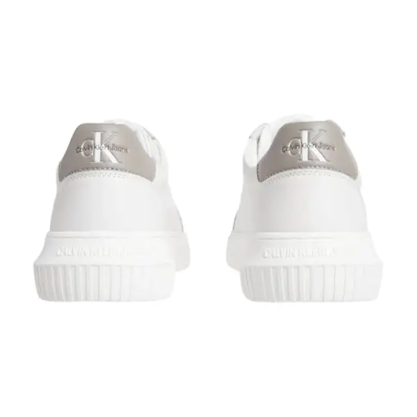 Calvin Klein - Cupsole Mono Lth Ανδρικά Chunky Sneakers YM0YM00681-02S Λευκό/Γκρι YM0YM00681-02S