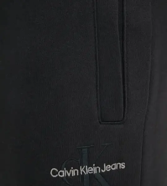 Calvin Klein - Fleece Monogram Παντελόνι Φόρμας J30J325658-0GM Μαύρο