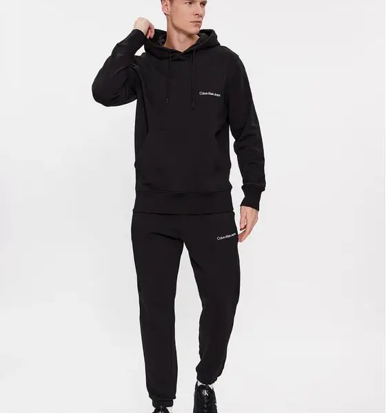 Calvin Klein - Institutional Ανδρικό Φούτερ Regular Fit J30J324620-BEH Μαύρο