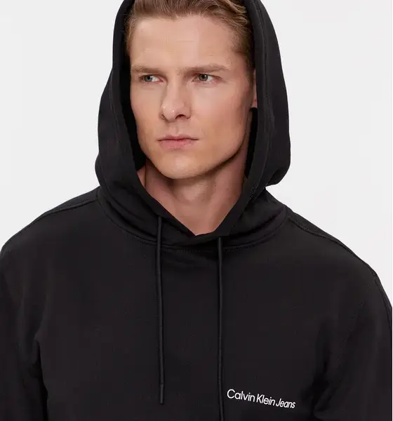 Calvin Klein - Institutional Ανδρικό Φούτερ Regular Fit J30J324620-BEH Μαύρο