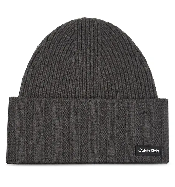 Calvin Klein - Ανδρικός Σκούφος Elevated Rib Beanie K50K510985-PTR Γκρι