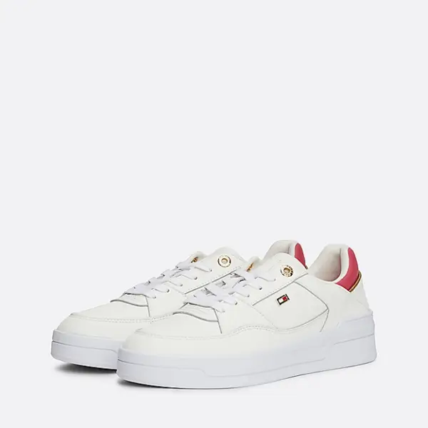Tommy Hilfiger - Essential Basket Γυναικεία Sneakers FW0FW08261-0GA Λευκό