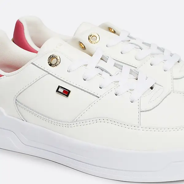 Tommy Hilfiger - Essential Basket Γυναικεία Sneakers FW0FW08261-0GA Λευκό