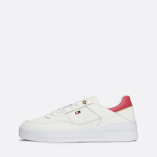 Tommy Hilfiger - Essential Basket Γυναικεία Sneakers FW0FW08261-0GA Λευκό