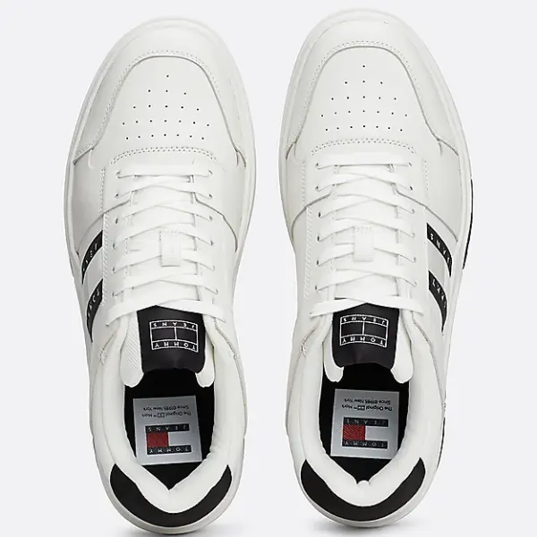 Tommy Hilfiger - Ανδρικά Sneakers EM0EM01521-0GJ Λευκό