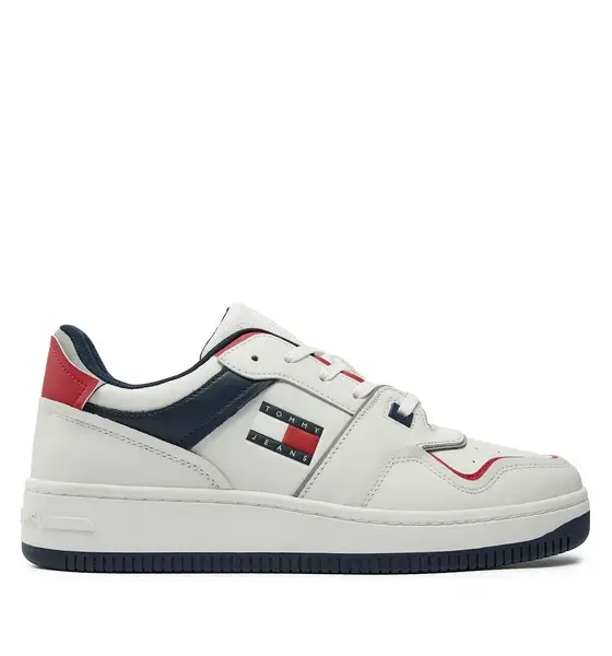 Tommy Hilfiger - Ανδρικά Sneakers Retro Basket EM0EM01463-XLC Λευκό