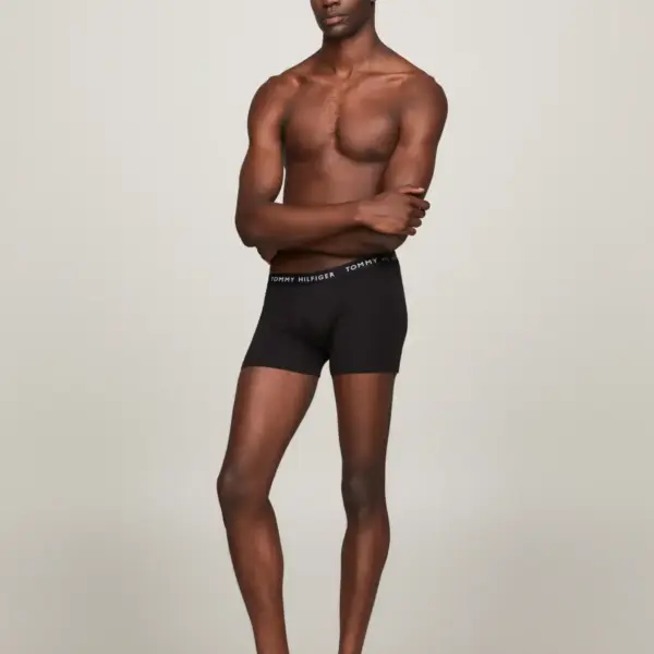 Tommy Hilfiger - Ανδρικά Μποξεράκια 3Pack Essential UM0UM02203-0VI Μαύρο UM0UM02203-0VI