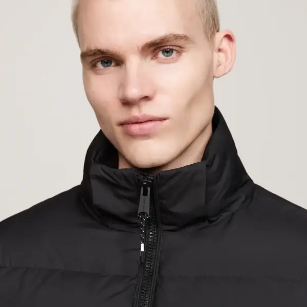 Tommy Hilfiger - Ανδρικό Αδιάβροχο Μπουφάν Tjm Essential Down Regular Fit DM0DM19786-BDS Μαύρο 8720637318652