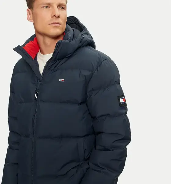 Tommy Hilfiger - Ανδρικό Αδιάβροχο Μπουφάν Tjm Essential Down Regular Fit DDM0DM19786-C1G Μπλε