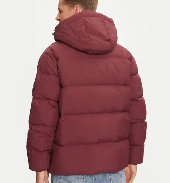 Tommy Hilfiger - Ανδρικό Αδιάβροχο Μπουφάν Tjm Essential Down Regular Fit DM0DM19786-VLP Μπορντό