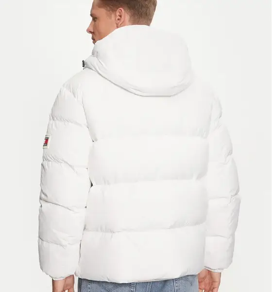 Tommy Hilfiger - Ανδρικό Αδιάβροχο Μπουφάν Tjm Essential Down Regular Fit DM0DM19786-YBR Λευκό
