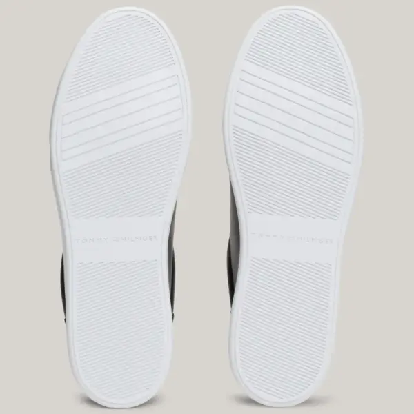 Tommy Hilfiger – Δερμάτινα Γυναικεία Sneakers Essential Court Sneaker FW0FW08000-BDS Μαύρο FW0FW08000-BDS