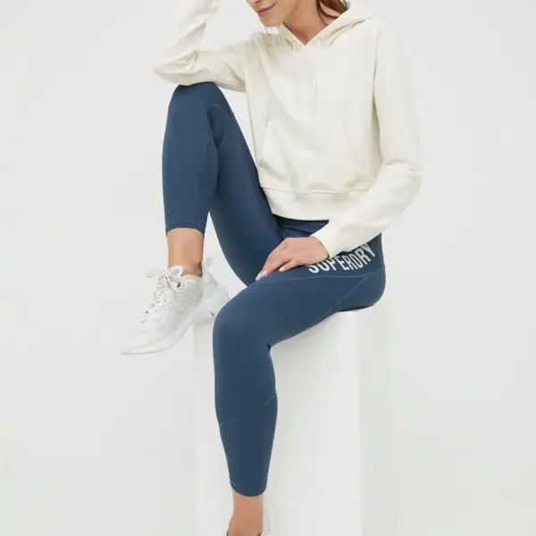 Calvin Klein - Cropped Γυναικείο Φούτερ με Κουκούλα Performance 00GWS2W324-101 Λευκό 00GWS2W324-101