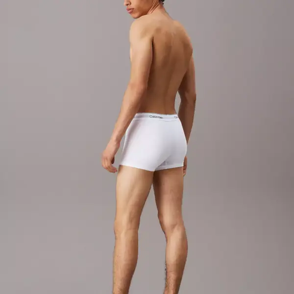 Calvin Klein - Ανδρικά Μποξεράκια 3Pack Extra Soft Cotton 000NB3963A-100 Λευκό 000NB3963A-100