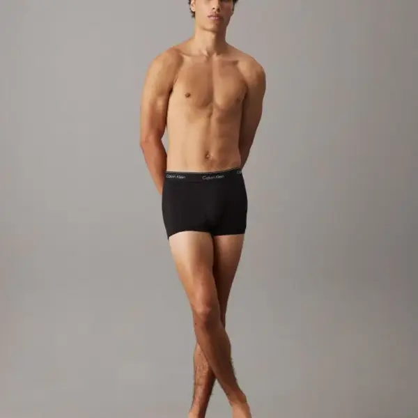 Calvin Klein - Ανδρικά Μποξεράκια 3Pack Extra Soft Cotton 000NB3963A-TM6 Μαύρο 000NB3963A-TM6