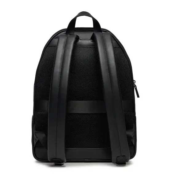 Tommy Hilfiger - Ανδρικό Σακίδιο Th Modern Pu Dome Backpack AM0AM12231-BDS Μαύρο