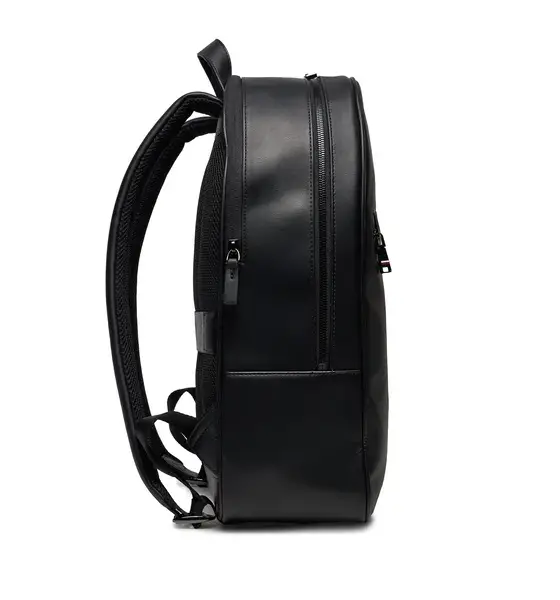 Tommy Hilfiger - Ανδρικό Σακίδιο Th Modern Pu Dome Backpack AM0AM12231-BDS Μαύρο