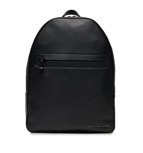 Tommy Hilfiger - Ανδρικό Σακίδιο Th Modern Pu Dome Backpack AM0AM12231-BDS Μαύρο