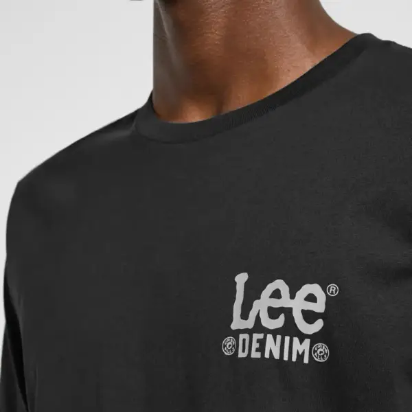 Lee - Ανδρικό T-shirt Subtle Logo Tee 112365455 Μαύρο 112365455