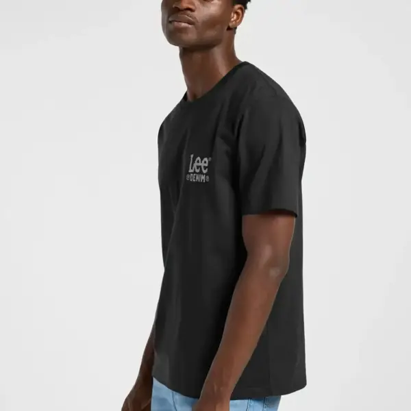 Lee - Ανδρικό T-shirt Subtle Logo Tee 112365455 Μαύρο 112365455