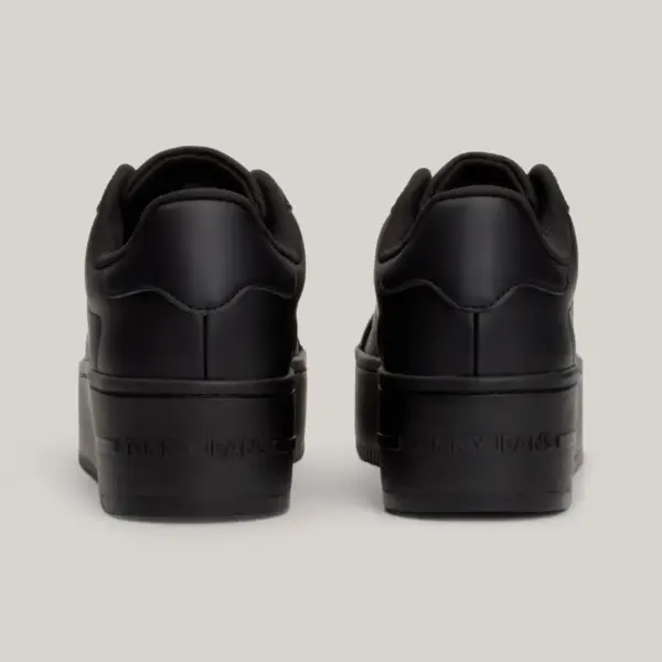 Tommy Hilfiger - Γυναικεία Δερμάτινα Sneakers Tjw Flatform Ess EN0EN02518-BDS Μαύρο EN0EN02518-BDS