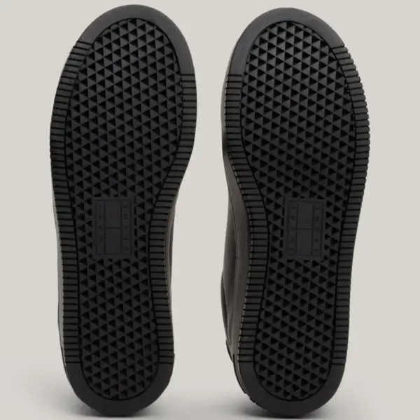 Tommy Hilfiger - Γυναικεία Δερμάτινα Sneakers Tjw Flatform Ess EN0EN02518-BDS Μαύρο EN0EN02518-BDS