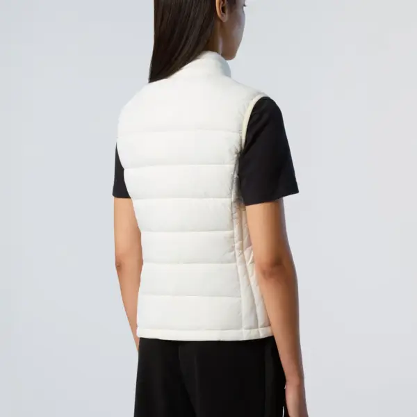 North Sails - Γυναικείο Αμάνικο Μπουφάν Naomi Vest 000001-000-0105 Λευκό 000001-000-0105