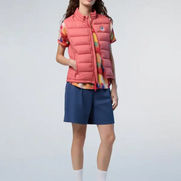 North Sails - Γυναικείο Αμάνικο Μπουφάν Naomi Vest 000001-000-0160 Κοραλλί 000001-000-0160