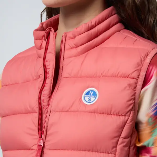 North Sails - Γυναικείο Αμάνικο Μπουφάν Naomi Vest 000001-000-0160 Κοραλλί 000001-000-0160