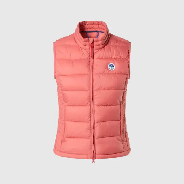 North Sails - Γυναικείο Αμάνικο Μπουφάν Naomi Vest 000001-000-0160 Κοραλλί 000001-000-0160