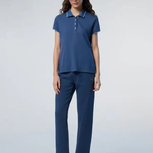 North Sails - Γυναικείο Παντελόνι Φούτερ French Terry 074612-000-0787 Μπλε Σκούρο 074612-000-0787