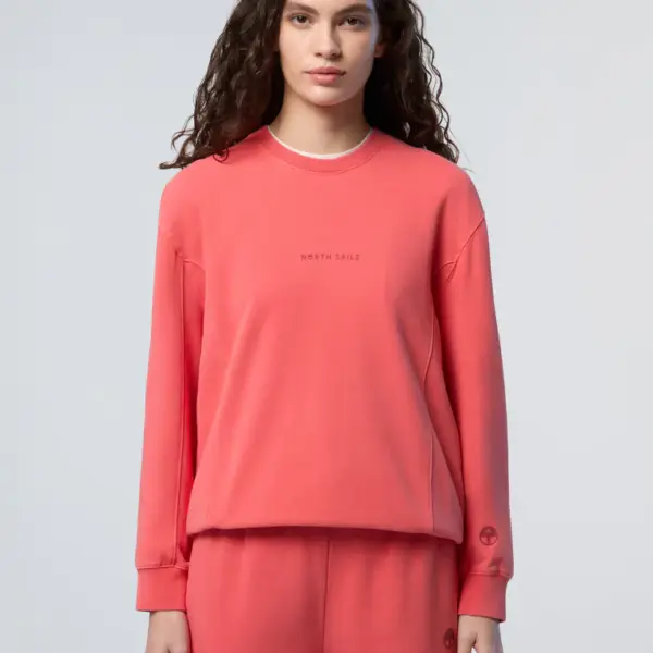 North Sails - Γυναικεία Μπλούζα φούτερ 091176-000-0160 Κοραλλί