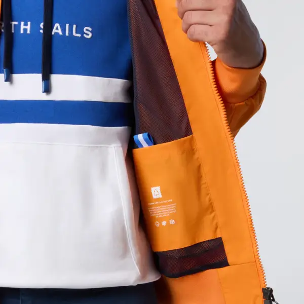 North Sails - Ανδρικό Μπουφάν Light Jacket Sailor 603271-000-0734 Πορτοκαλί 603271-000-0734