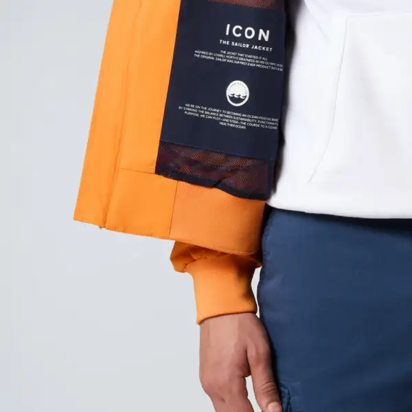 North Sails - Ανδρικό Μπουφάν Light Jacket Sailor 603271-000-0734 Πορτοκαλί 603271-000-0734