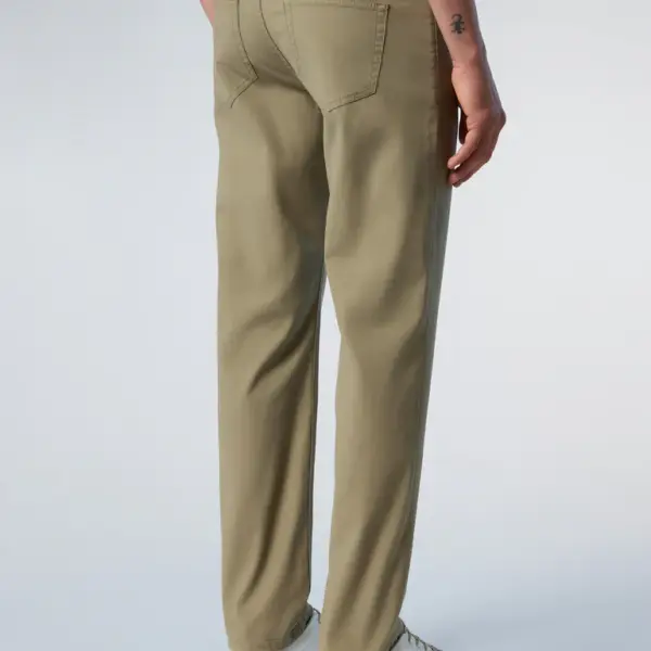 North Sails - Ανδρικό Παντελόνι Stretch dobby 5-pocket pants 673121-000-0421 Λαδί 673121-000-0421