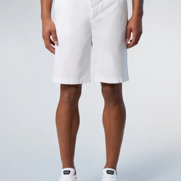 North Sails - Ανδρική Βερμούδα Freedom chino shorts 673146-000-0101 Λευκό