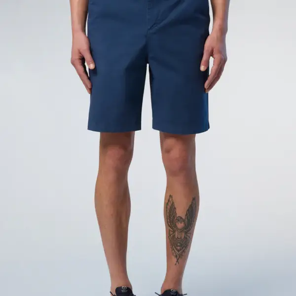North Sails - Ανδρική Βερμούδα Freedom chino shorts 673146-000-0787 Μπλε Σκούρο