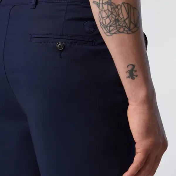 North Sails - Ανδρική Βερμούδα Freedom chino shorts 673146-000-0802 Μπλε Ναυτικό 673146-000-0802