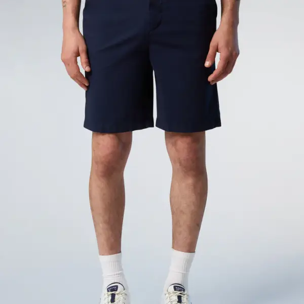 North Sails - Ανδρική Βερμούδα Freedom chino shorts 673146-000-0802 Μπλε Ναυτικό