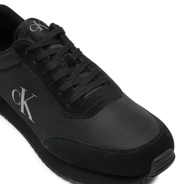 Calvin Klein - Ανδρικά Sneakers Retro Runner Iconic Snk YM0YM01119-0GJ Μαύρο YM0YM01119-0GJ