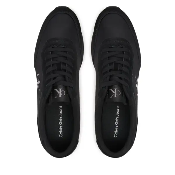 Calvin Klein - Ανδρικά Sneakers Retro Runner Iconic Snk YM0YM01119-0GJ Μαύρο YM0YM01119-0GJ