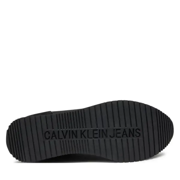 Calvin Klein - Ανδρικά Sneakers Retro Runner Iconic Snk YM0YM01119-0GJ Μαύρο YM0YM01119-0GJ