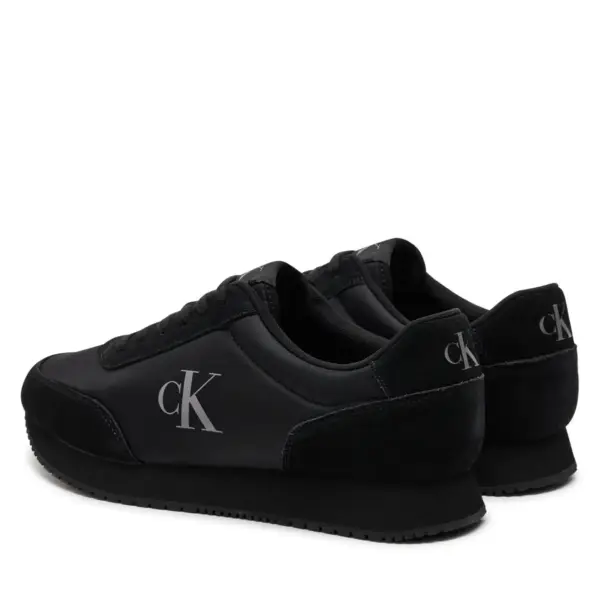 Calvin Klein - Ανδρικά Sneakers Retro Runner Iconic Snk YM0YM01119-0GJ Μαύρο YM0YM01119-0GJ